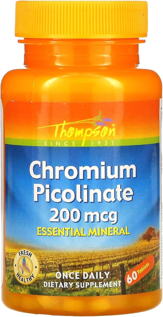 Thompson Chromium Picolinate, 60 tablet