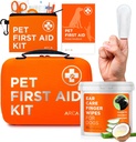 Care Bundle - Pertama Aid Kit dan Wipes Ear Cleaner untuk Dogs, Estivehealth and Hygiene Set