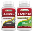Terbaik L- Glutamine 1000mg & L- Arginine 1000 mg