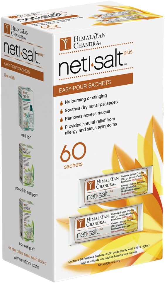 Himalaya Chandra Neti Salt Plus Refill Sachet 60ct