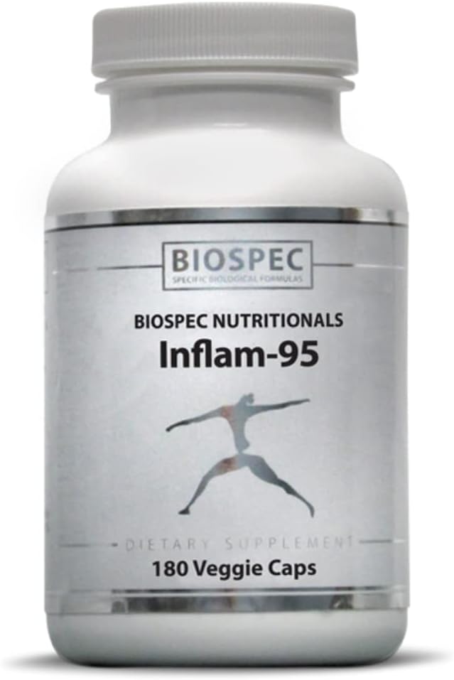 Inflam-95 - Ginger Root Extract 2.000 mg, Curcumin Root Extract, Boswellia Serrata Extract, Nettle Leaf Extract, Bioperin - Dukung Inflammatory Respon *