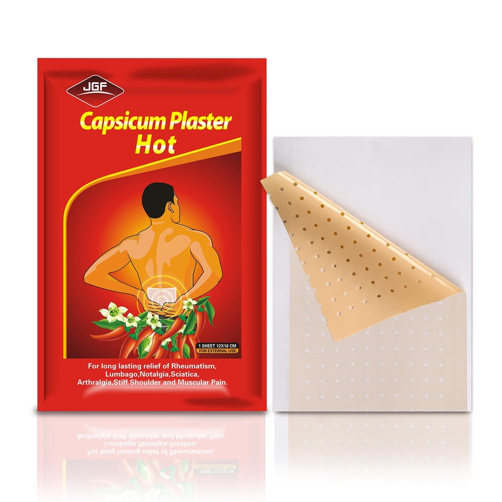Capsaicin Patch, 20 Pack 4.72 "x7.08" Hot Capsicum Patches