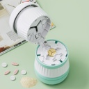 Pill Cutter - Pill Splitter dengan Pedang Baja Stainless untuk Pemotongan Pil Kecil atau Pil Besar dalam satu Ketiga, Pil Pill Cutter 1 / 3, Cocok untuk Cuting Vitamin, Tablets (1-3 Green)