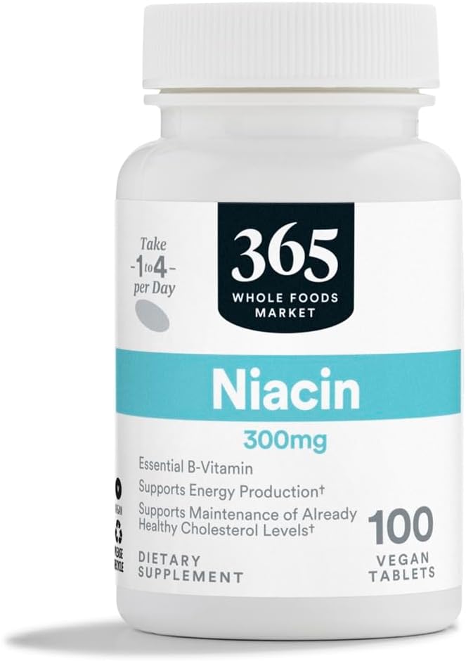 365 oleh Whole Foods Market, Niachin 300Mg, 100 tablet