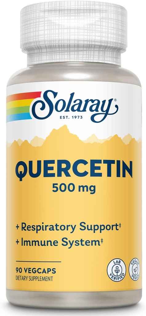 SOLARAY, Quercetin, 500 mg, 90 Veval Caps