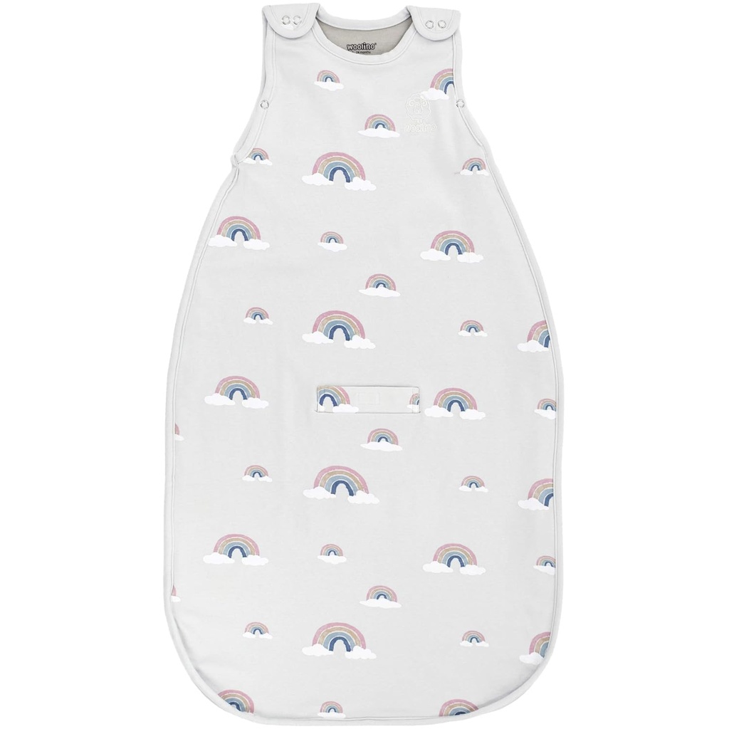Woolino Merino Wool Ultimate Baby Sleep Sack - 4 Season Baby Wearable Blanket - Two-Way Zipper Adjustable Sleeping Bag for Baby and Toddlers