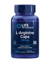 Ekstensi Hidup L-Arginine Caps, 700 mg, Vitamin C & Amino Acid for Optimal arrial Health, Tesis & Bones, Gluten Free, Non-GMO, 200 Capsules