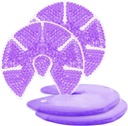 Hot / Cold Breast Gel Bead Ice Packs Breast Cooling / Heat Pads Relief for Breatfeed, Nursing Pain, Mastitis, Perkembangan, Pembengkakan, Pemasongan, Pemasangan Kaus 126; Boost Milk Let- Down & Produksi, 2 Pack (Purple)