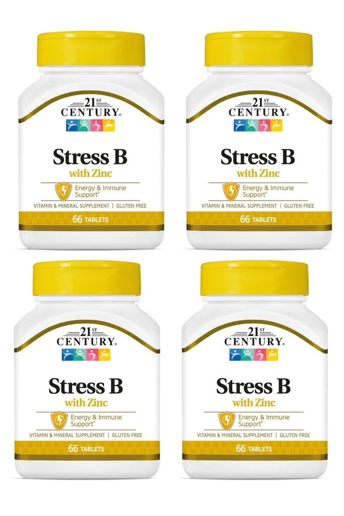 21 Century Stress B W / Zinc 66 Cacah (4 Pack)