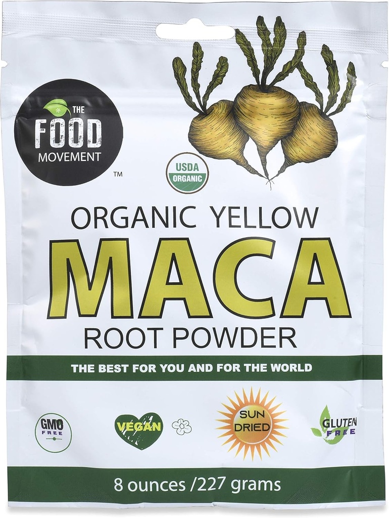 Gerakan Makanan, Kuning Maca Root 8 oz