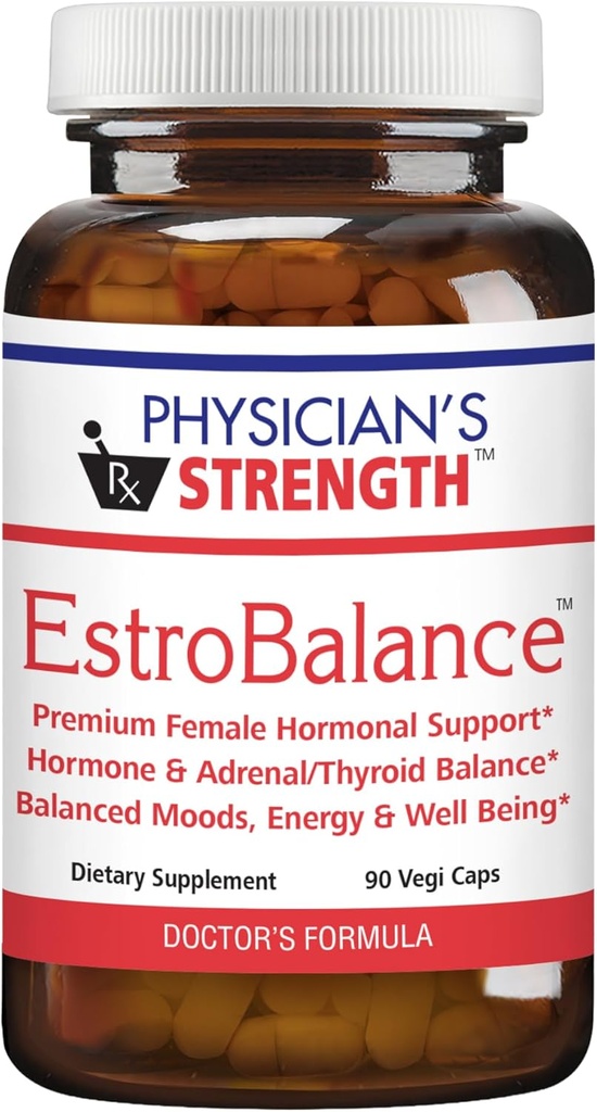 Kekuatan Dokter Estrobalance - 90 Vegi Caps - Hormone Sistem Metabolic Dukungan - 45 Servis