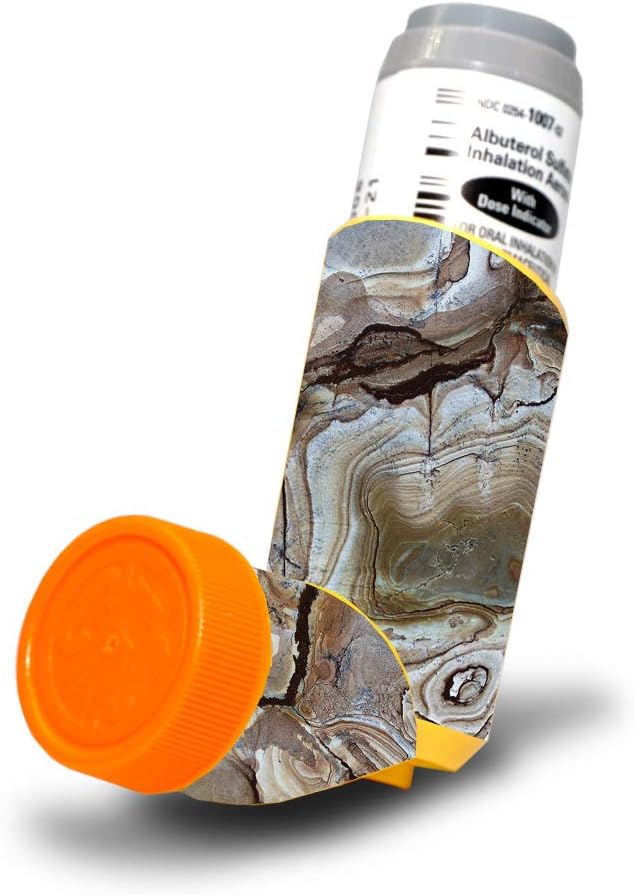 MightySkins Skin for Proventil HFA Asthma Inhaler - Crystal Rock 124; Protect, Durable, and Unique Vinyl Decal wrap Cover Nine 124; Easy to Terapkan, Hapus, dan Ubah Styles 124; Made in The USA