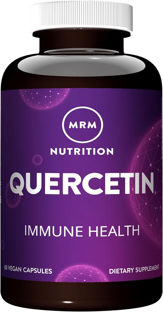 MRM Nutrition Quercetin 124; Ammune + Cardiovascular Health 124; 500mg per Serving 124; Made with QU995: Worlds # s clearest quercetina ")