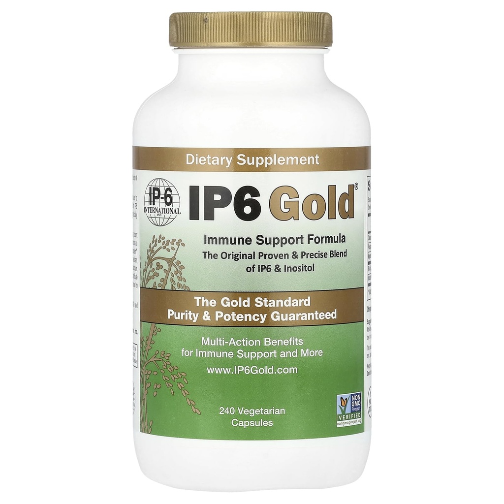 IP6 Gold Immune Dukung Formula, Katup Vegetarian 240