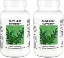 Supreme Nutrition Olive Leaf Supreme, 120 Pure Olive Leaf Vegetarian Capsules 12.4; 2 Pack
