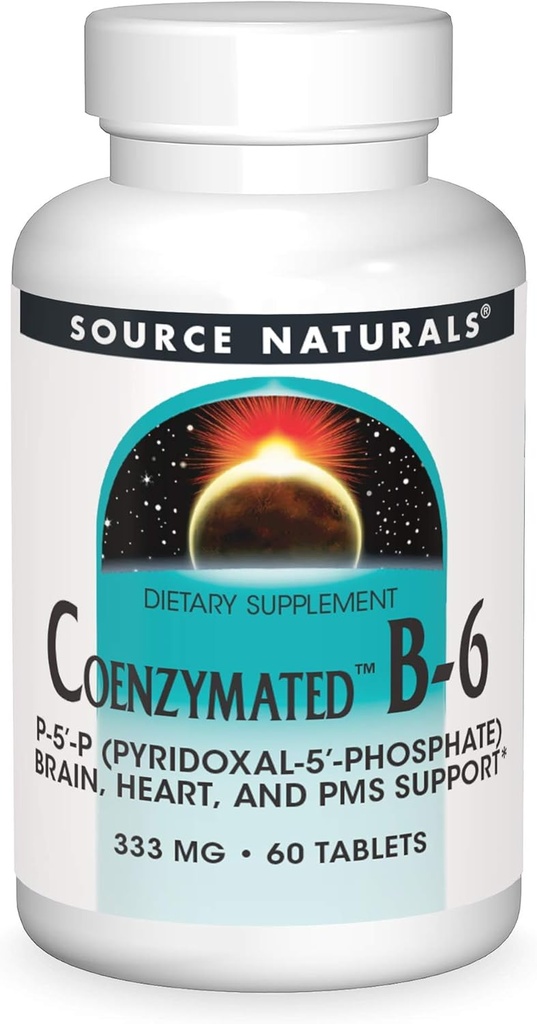 Sumber Koenzim B-6, Promotes Sistem Gugup Sehat *, 333mg - 60 tablet