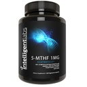 Lab Cerdas 1MG 5- MTHF Methylfolat, 120 Capsules, 120 Days Supply, Best Value Folic Acid Suplement sebagai Quatrefolic, Aktivated Folate, 1MG = 10000mcg, 5 methyltetrahydrofolate