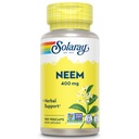 SOLARAY Neem Leef 400mg Healthy Blood, Skin & Imune System Dukung Hoble 124; Non-GMO, Vegan Verified 124; 100 VevCaps