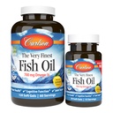 Carlson - The Very Finest Fish Oil, 700 mg Omega- 3s, Norwegia, Sustainably Sourced, Lemon, 150 Count