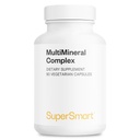 SuperSmart - Multimineral Complex Suplement (Full Spectrum) - dengan Magnesium, Zinc, Boron, Kalsium, Chromium, Selenium, Iodium, Potron 124; Non-GMO & Gluten Free - 90 Vegetarian Capsules