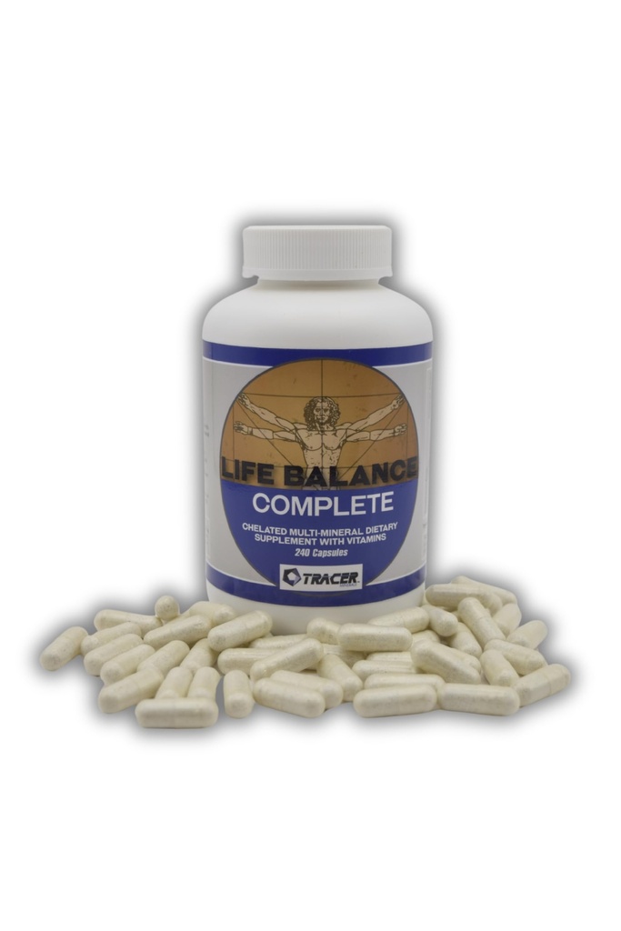 Keseimbangan Hidup Lengkap - Dilengkapi Multi- Mineral Dimetary Tambahan dengan Vitamin - dengan Real Amino Acid Treated Minemen- Isi The Gaps di Nisation Anda - Dibuat di USA - 240 Capsules