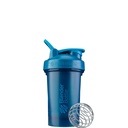 BlenderBottle Classic V2 Shaker Bottle Perfect for Protein Shakes and Pre Workout, 20- Ounce, Ocean Blue