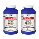 Brioschi Italian Lemon Flavored Effervescent Heartburn, Upset Stomach, Acid Indibubles, 8,5 oz bottle (Paket 2)