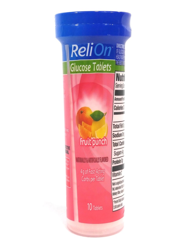 ReIion Glude Fruit Punch, 10 tablet, On- TheGo Tube.