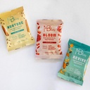 Happy Hormone Bars l Protein Cycle Syncing Bars with Organic Ginger l Promotnes Hormone Sality, Egg Quality, PMS & Sperm Health (28 pack sync Stack (5 rempah-rempah, 9 cherry berry, 14 nutty kakao)