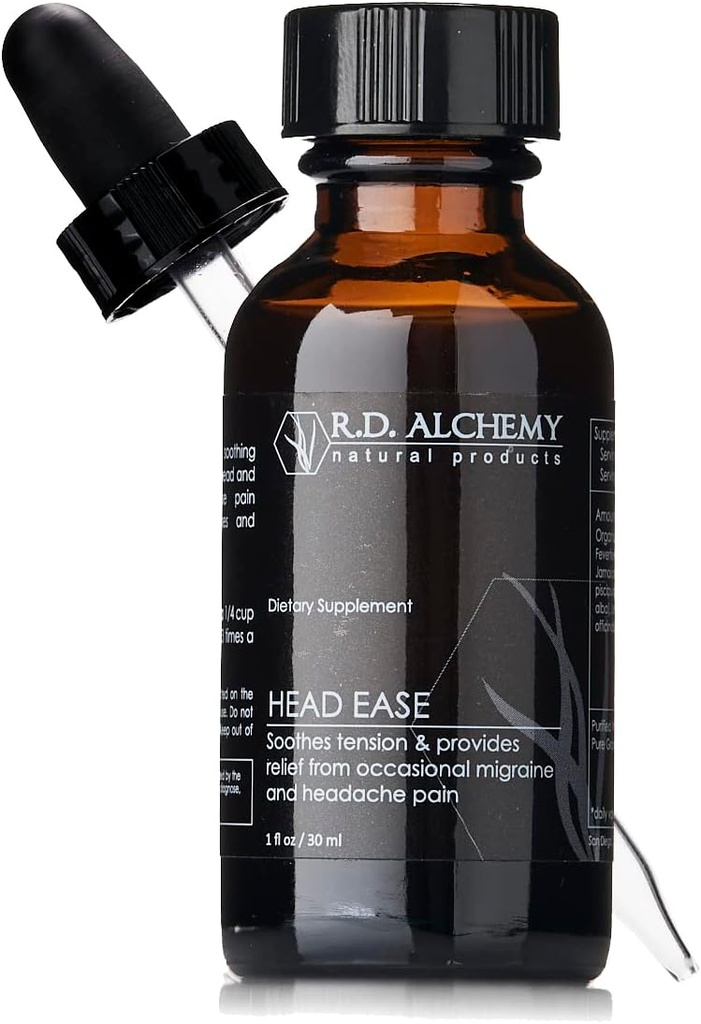 Alchemy RD - 100% Natural & Organic Head Extract to Soothe Tension and Provide Relief from Occational Feelings of Migraine and Headache Pain