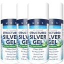 Extra Strength Colloidal Silver Gel 30plm with Aloe Vera - pH Balanced Structured Silver - Triple Power Soothe & Relieve - Easy Pump Bottle, 3.38Oz (4 Pack)