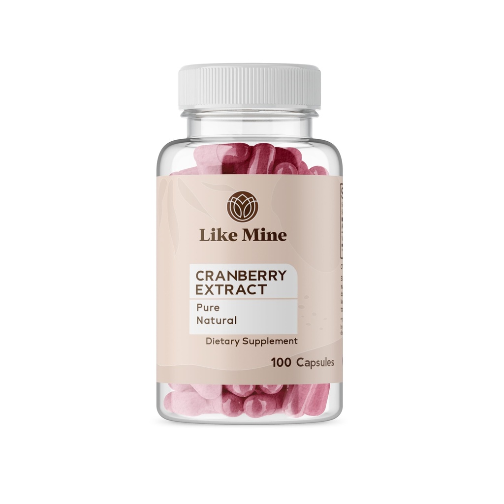 Seperti Ekstrak Tambang Cranberry (100 Capsules) Murni, Tidak Ada Addititives, Ingrediens Tunggal (100 Cacah)
