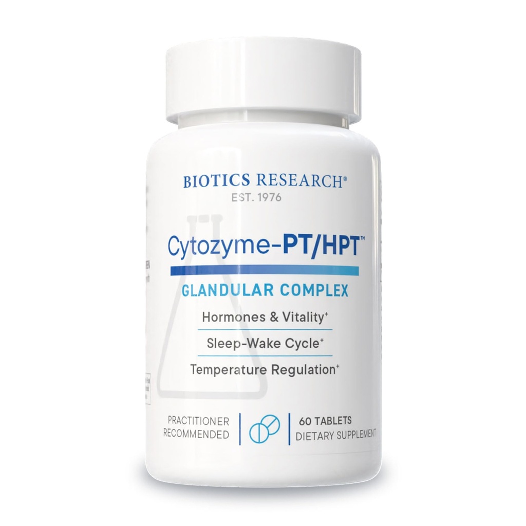 Riset Biotika Cytozyme PT HPT Lamb Pituitary / Hypothalamus Complex, Mendukung Fungsi The Pituitary Gland dan Hypothalamus, Kesehatan Adrenal, Bra Boost 60 tablet