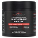 Perbaikan Testosteron Booster untuk Pria - Boost Stamina, Muscle Growth, Energy, Power, Endurance & Drive - Ashwagandha, Tribulus, L- Arginine, Tonkat Ali- 90 Kapsul