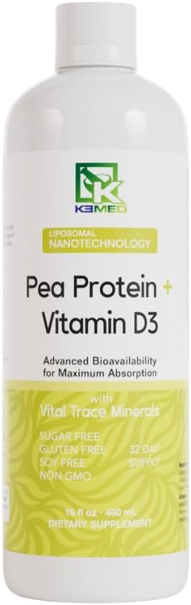 Nanonutrition Pea Protein + Vitamin D3 124; Lipomal Nanoteknology 124; 100% Natural Ingreations 124; 16 Fl. Oz.