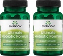 Swanson Ultimate Probiotic Formula Digetical Health Ammune System Dukungan 66 Billion CFU Presotic NutraFlora scFOS 30 DRCapes Veggie Capsules (2 Pack)