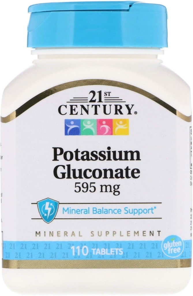 21 Century Potasium 99Mg Tablet 100 + 10 (2 Pack)