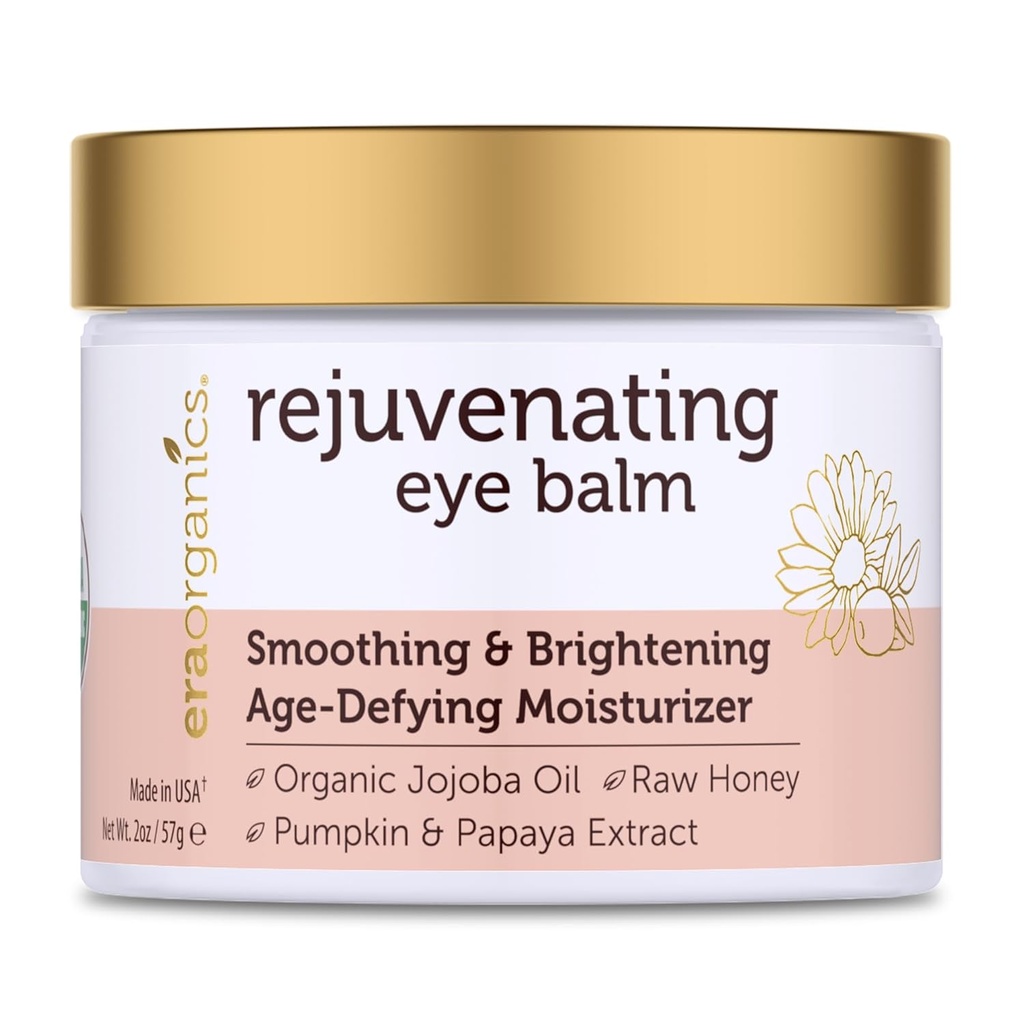 USDA Organik Eye Moisturizer Cream - Peremahan dan Penentuan Umur Natural Defying Balm - Ingreations untuk Sensitive Skin dengan Jojoba Oil, Argan Oil for Puffiness, Fine Lines Plus More