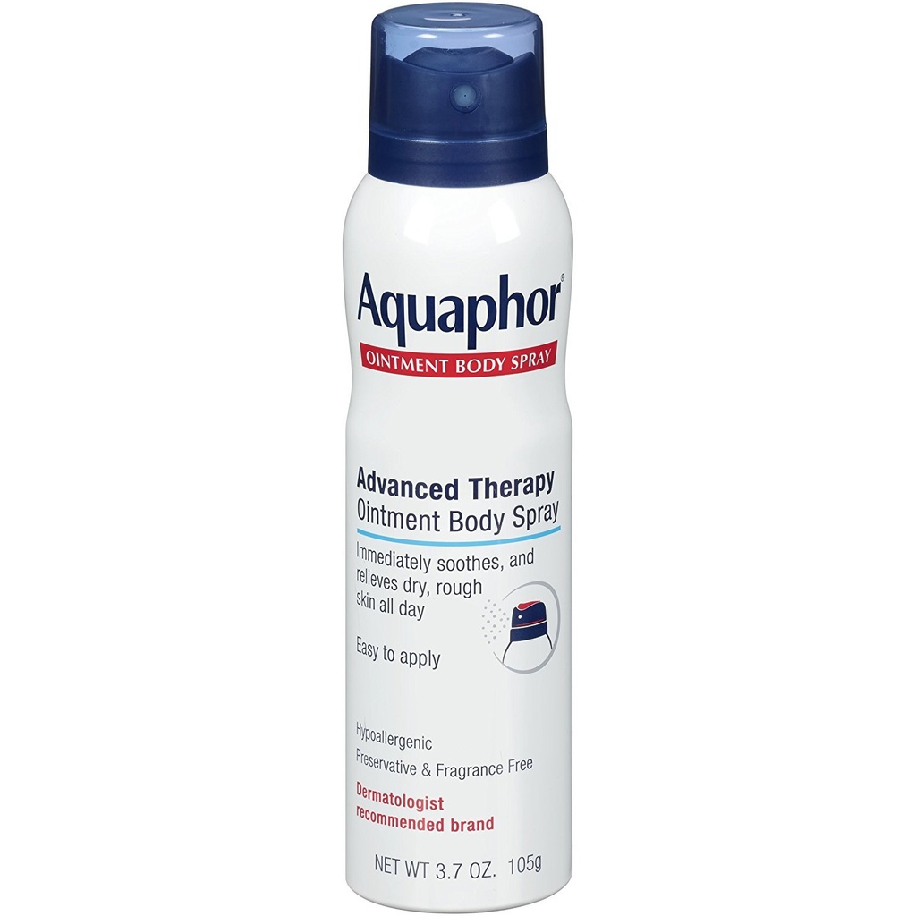 Semprot Tubuh Aquaphor - Moisturizes dan Heals Dry, Rough Skin - 3.7 oz.