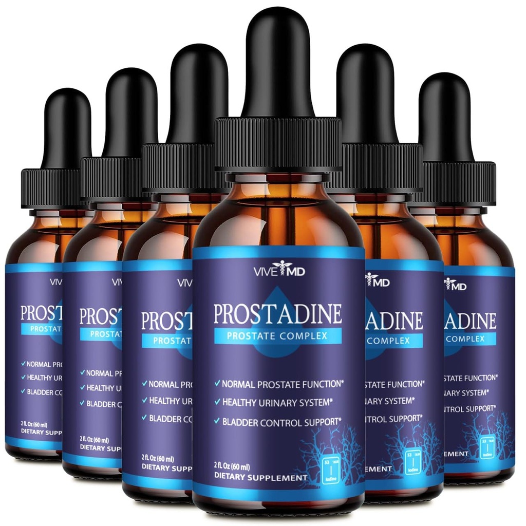 Vive MD Prostadine Drops for Prostate Health, Bladder Urinating Issues - Prostadine Official Drop Formula - Extra Energy with Pocalate Review (Paket 6)