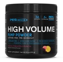Volume Tinggi Pescience Stim-Free Pre Workout Popper, Nitric Oxide Booster dengan L Citrulline & L Arginine Nitrate, Non-Stim Pretraining for Men and Women, 36 Scoops, Guava Pineapple Punes Punch