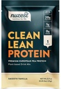 Nuzest - Pea Protein Powder - Clean Lean Protein, Premium Vegan Plant Based Protein Powder, Dairy Free, Gluten Free, GMO Free, Alamed Sweeded Protein Shake, Smooth Vanilla, 1 Serving, 0.9 oz
