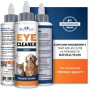 Semua Pets Eye Wash Drops untuk Relieve Pink Eye, Gejala Allergies, Infeksi & Runny, Dry Eyes - Paints-Free Treatment Helps Prevent Abrasions, Irrentations & Conjunctivitis