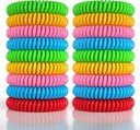 18 Pack Mosquito Repellent Brackets for Dewata & Kid, DEET-Free Waterproof Band, Individual Wrestband Repellent