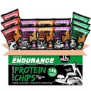 Chips Avocado Oil, 14g Protein, bebas Gluten, BBQ, Chili, Kue Ulang Tahun, Asli - Variety Pack, 1.38 oz Bags (Paket 12)