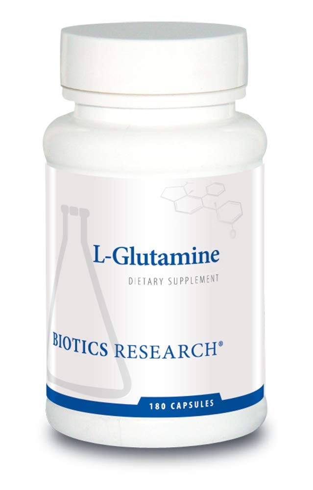 Biotics Research L Glutamine, Gastraintestinal Health, Gut Lining Dukungan, Optimal Muscle Lean, Antioksidant Activity, Free Form Acid. 180 Kapsul