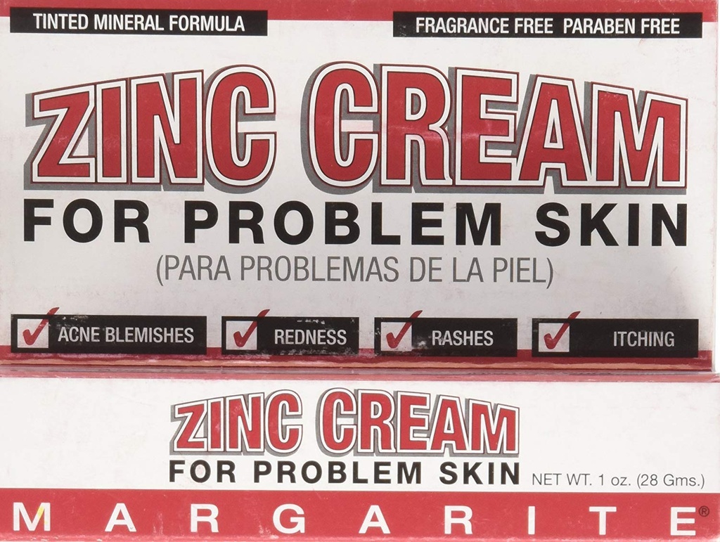 Kosmetik MARGARITE Zinc Cream, 1 Oz (2 Pack)