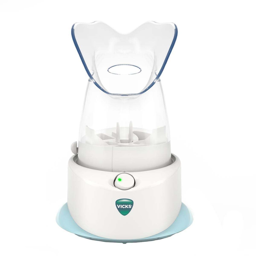 Vicks Personal Steam Inhaler for Targeted, Natural Steam Relief for Alergi, kemacetan, Cough & Colds, dan Sinus Irritation, Gunakan dengan VapoPads - 1 Sertakan