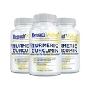 Riset Diverifikasi Curcumin Turmeric - dengan BioPerine, Curcumin C3 Kompleks - Vegan - Dibuat di Amerika Serikat - 180 Kapsul - Dibuat di Amerika Serikat