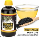 HERBOGANIC 100% Cold Pressed Black Seed Oil 16oz 124; Nigella Sativa Supports in Dibuble and Overall Well Being 124; Non GMO Black Cumin Oil